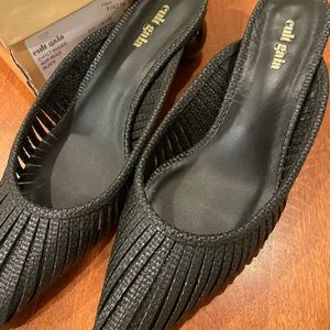 Gorgeous black Cult Gaia mules just purchased from Neiman Marcus!